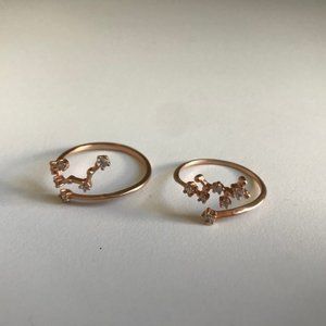 Adjustable Constellation Rings